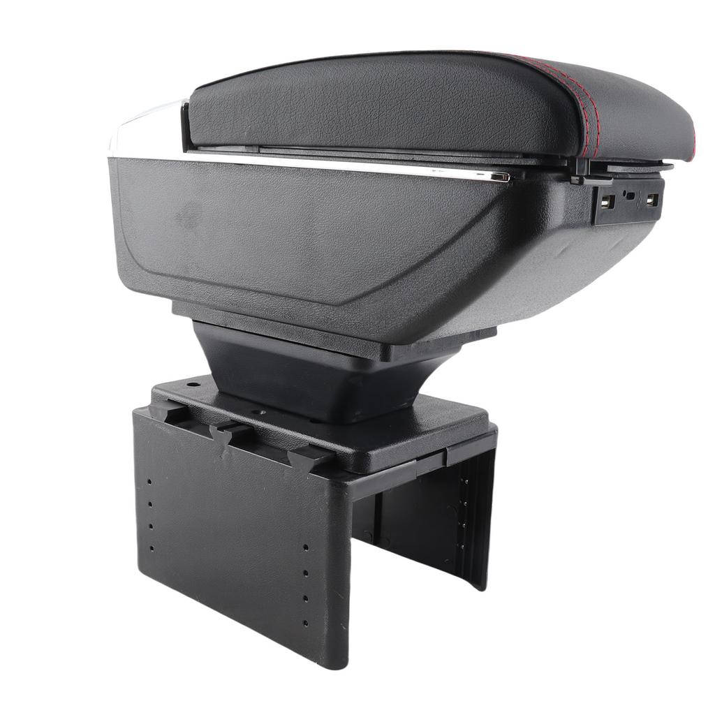 Universal Car Center Console Armrest Box Container Adjustable with USB Interface