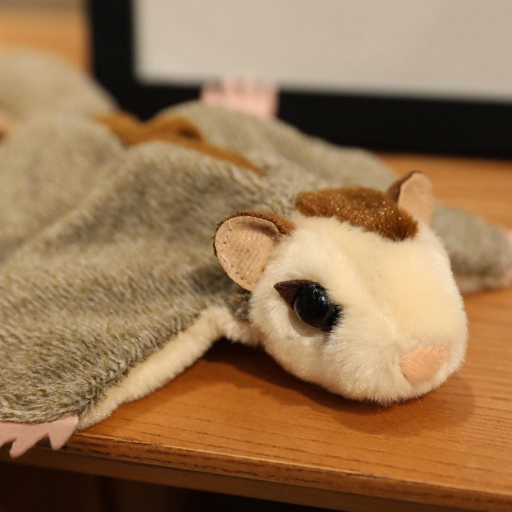 Магнитная плюшевая игрушка Сахарный поссум, имитация австралийской белки-летяги, кукла, день рождения