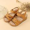 New 2024 large size casual fish mouth sandals hot sandals women wear Velcro shoes
