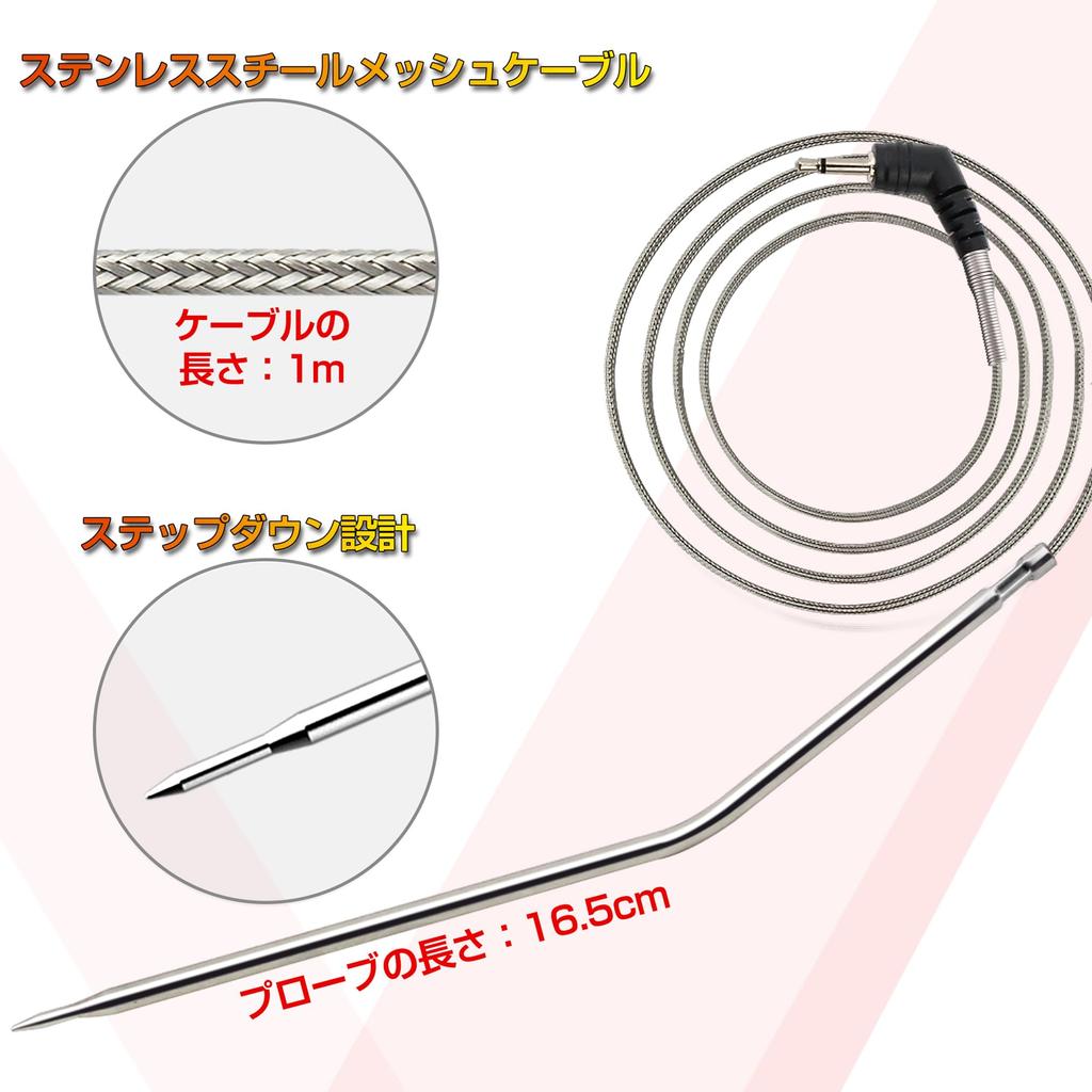 Цифровой термометр для духовки ThermoPro для приготовления пищи. Кухонный таймер и функция будильника TP16 для контроля температуры жареного молока, кофе, мяса, еды,