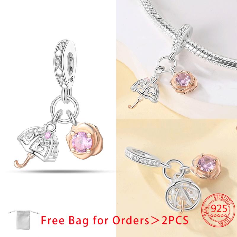 Оригинальное медное платье, помада, туфли на высоком каблуке, шармы-бусины в виде красного вина и воздушного шара, подходят для изготовления своими руками женского ювелирного браслета, изысканный подарок