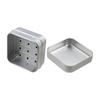 2Pcs Square Aluminum Soap Dish with Lid Soap Box Easy To Rinse Travel Soap Tray  Hotel