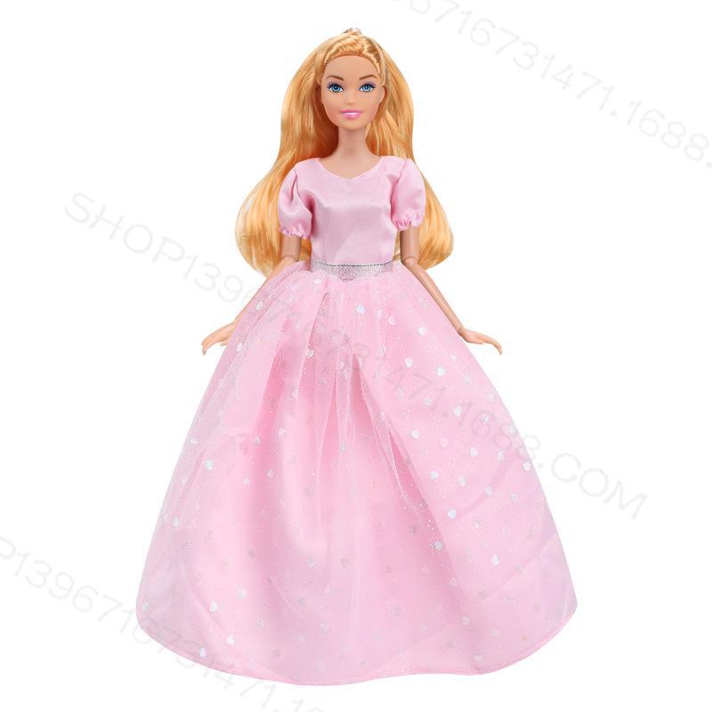 Кукольный свадебный набор 30 см: Юбка с длинными рукавами, разные стили, 10 шт., упаковка 5 шт.. Идеально подходит для игрового домика для девочек!