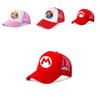 Мультяшная шляпа от солнца Super Mario Brothers для детей, дышащая, идеально подходит для всех сезонов