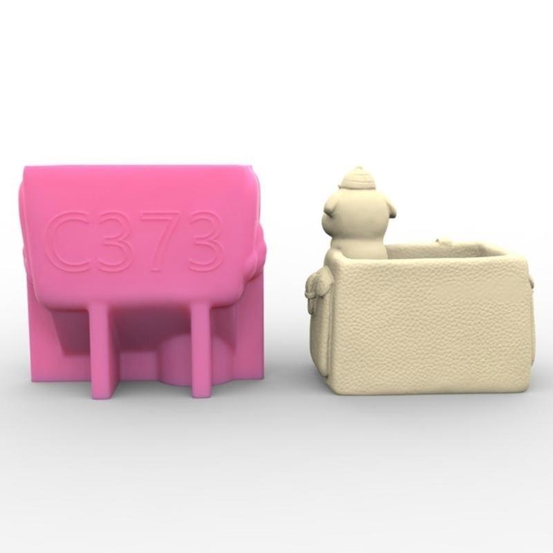 Silicone Mold for Succulent Plant S Garden Statues Backpack Dog Flower Mold Unique Pen Holder Resin Molds