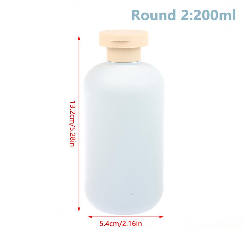 100ML-500ML Foaming Soap Dispensers Refillable Bottles Flip Lotion Bottles Avocado Green Plastic Shampoo Shower Gel