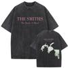 Британская рок-группа The Smiths The Queen Is Dead Забавная кошка Ретро Потертая футболка Альтернативная 1980-х Инди Морисси Футболка Унисекс
