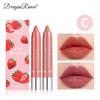 Moisturizing Lipstick Crayon Lipstick Pen Combination Lip Liner Lipstick Pen Solid Fruit Lip Gloss 2-pack Set