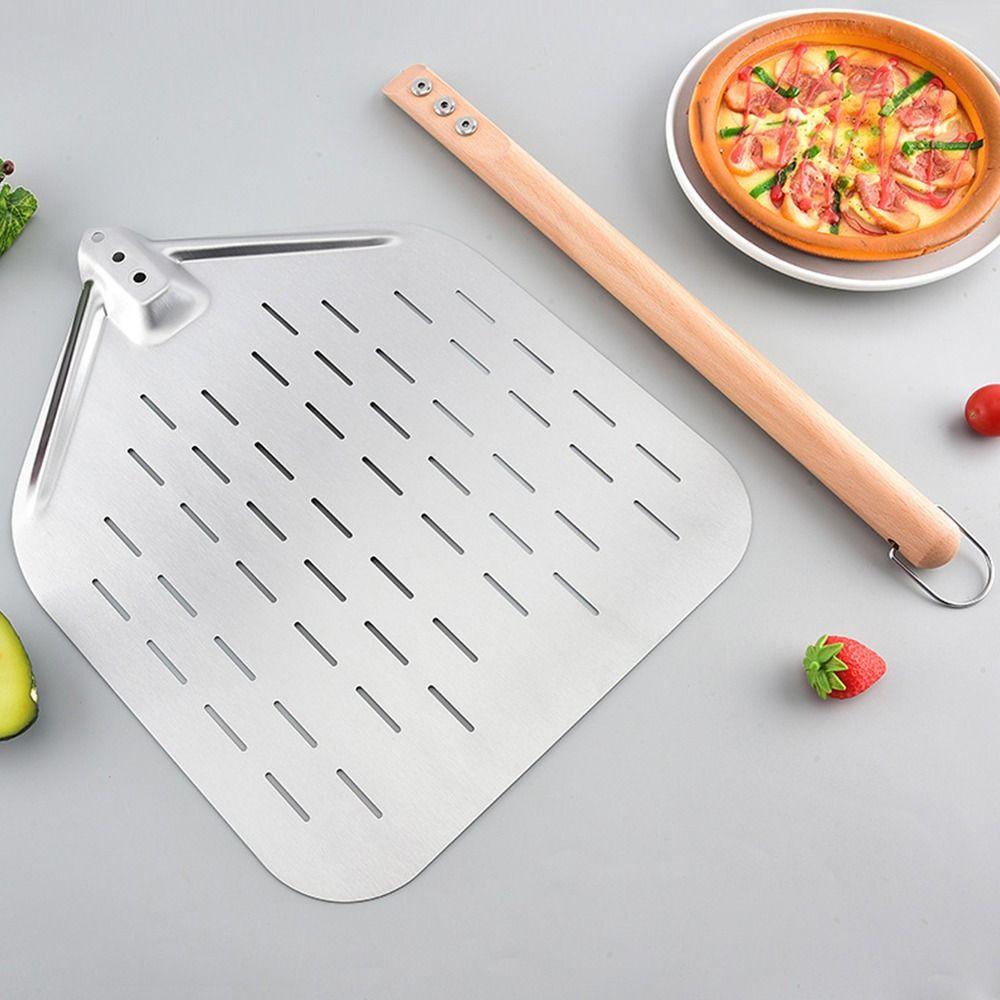 12 Inch Pizza Shovel Stainless Steel Pizza Paddle Lightweight Pizza Turning Tool Pizza Turning