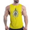 Four Seasons Adult Men'S Fitness Outdoor Crew Neck Vest Spades A Pattern 2d Printed Breathable Quick Drying Sleeveless Shirt