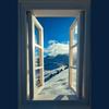 1/3Pcs Window Frame Photography Props Portable Artistic Highlight Landscapes Subjects Outdoor Travel Shot Window View Frame Photos