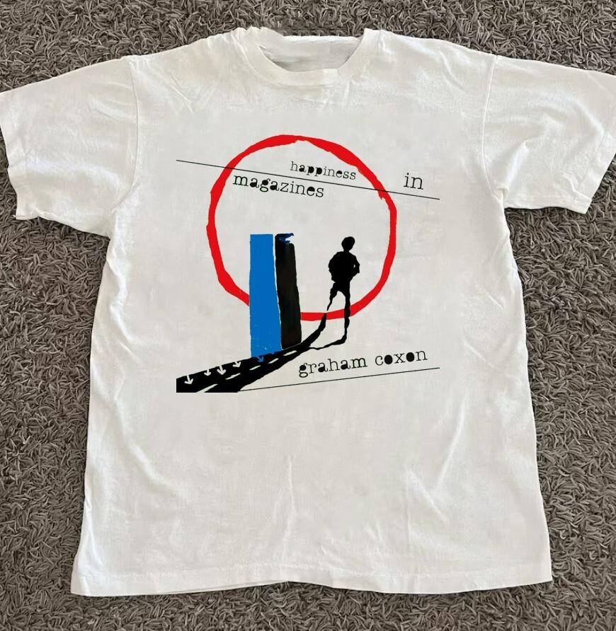 Грэм Коксон Счастье в журналах Унисекс футболка Хлопок UU1083