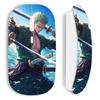 Беспроводная мышь - Maniacase - One Piece - Ророноа Зоро - Белая - Нано USB-приемник