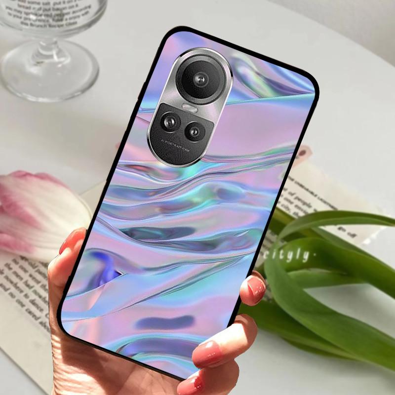 Чехол для Oppo Reno 10 5G CPH2531 Reno10 Ударопрочный Мягкий ТПУ Силиконовый Чехол для Телефона Для Oppo Reno 10 Pro 5G CPH2525 Funda Мультяшный