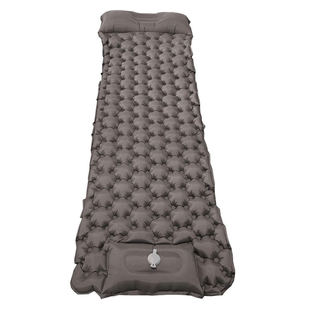 40D Nylon Waterproof Ultralight 1-2 Person Summer Camping Mat with Built-in Pump Portable & Compact for Hiking Outdoor Adventure