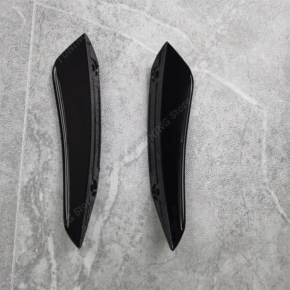 DAR4 For Mercedes Benz CLA C117 X117 CLA200 220 250 CLA45 AMG 2016-2019 Front Bumper Lip Splitter Fog Lamp Trim Grille Air Blade ABS