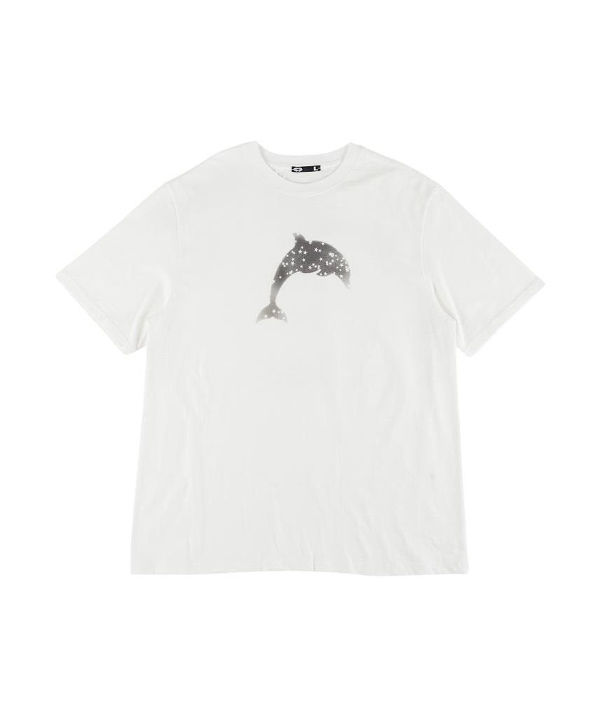 Белая футболка Ialtial Star Dolphin