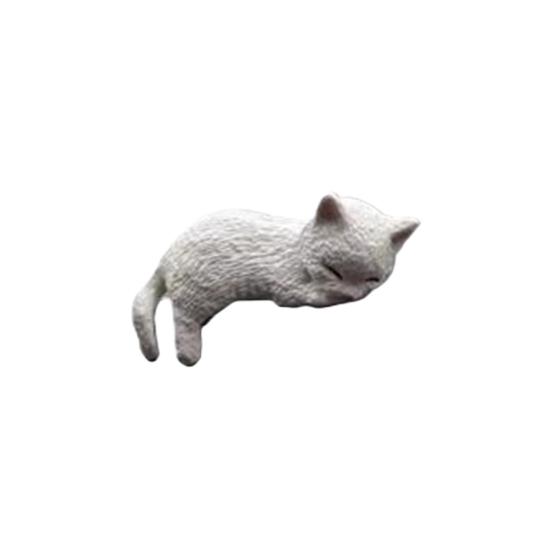 1/2/4 шт. Мини-фигурка кота, приборная панель автомобиля, центральный пульт управления, экран, крепление, спящий, лежащий, сидящий котенок