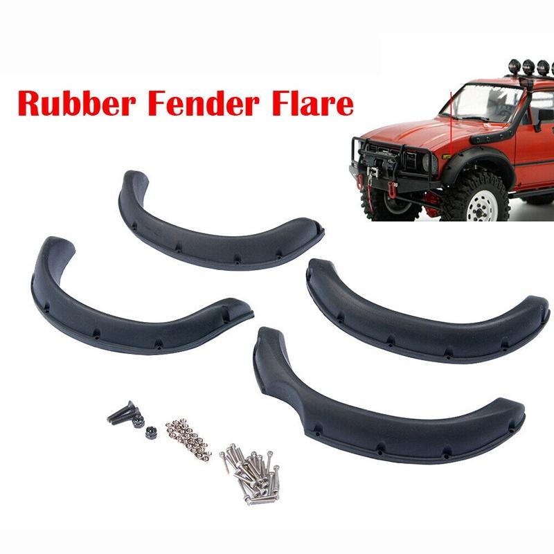 High Quality Rubber Fender Flare Guards For Rc 1/10 Tf2 Tamiya Hilux Trail Finder