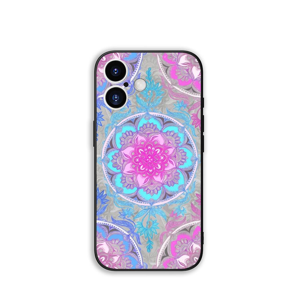 for Samsung Galaxy A55 A54 A25 A36 A17 A26 A35 A33 A34 A14 A37 S9 S20 S21 FE S10 Plus Case Floral Paisley Mandala Flower Texture