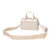Michael Kors Classic Monogram Print Commuter Fashion Logo Coated Canvas Boston Bag Crossbody Handbag Women handbag White 35S2GTFC0B-LT-CRM-MULTI