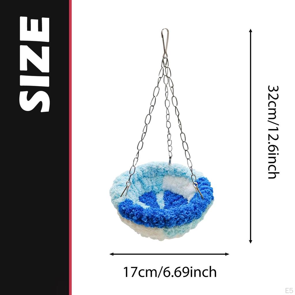 Nest Bed Hanging Bird Hammock Comfortable Cage Accessories Breeding for Parrots Lovebirds