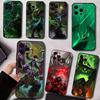 Чехол для телефона W-World of W-Warcraft Для iPhone 17,16,15,14,13,12,11 Plus,Pro Max,XS,Мягкий силиконовый черный чехол