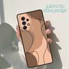 Latte Love Коричневое Сердце Эстетичный чехол для телефона Для Samsung Galaxy A42 A31 A40 A51 A71 A32 A80 A91 A52 A72 A20e A21S A50 A70 A11 A12