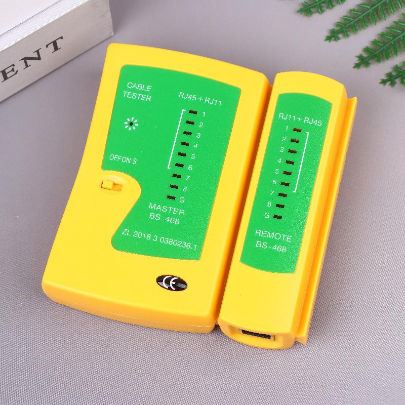 468 Инструмент для тестирования сети Тестер сетевого кабеля Ethernet, Инструмент для проверки подключения экранированного кабеля UTP/STP и телефонной линии