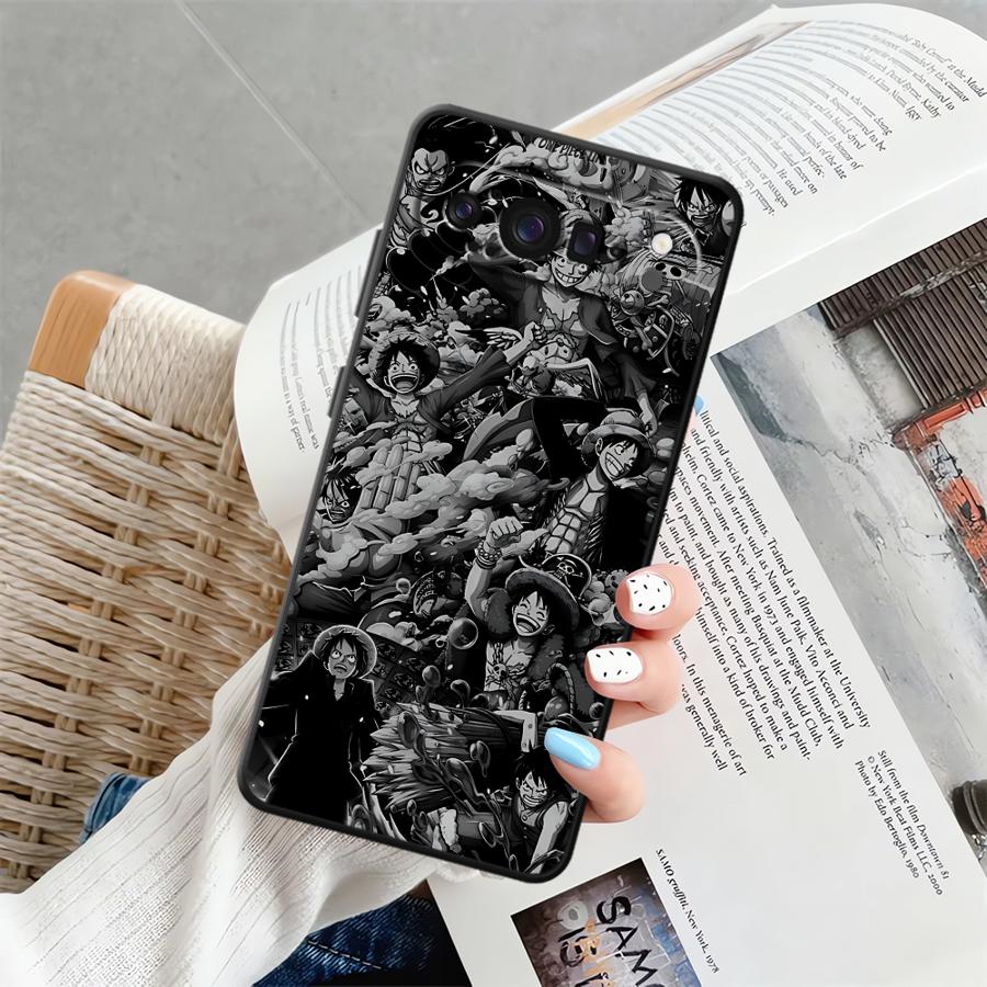 Soft Cover Case for Google Pixel 6a 6 7 8 Pro 8a 7a 10 9 Pro XL 9a Ones Pieces Luffys Gear 5