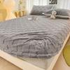 Winter Warm Fitted Bed Sheet Taff Velvet Fleece Bed Linen Single/Double/King/Queen Size Plush Mattress Cover Thick Bed Cover