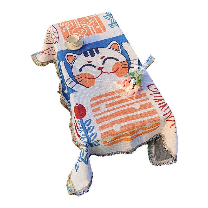 Этнический узор Скатерть для улицы - Водонепроницаемый коврик для пикника для кемпинга, пляжа, пола палатки, торговой палатки и богемного домашнего декора Накидка на стол