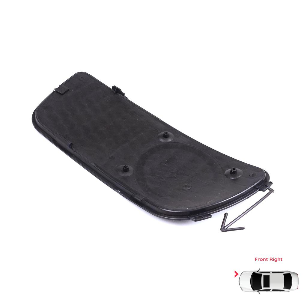 BSP1188-2 Рамка решетки противотуманных фар переднего бампера без отверстий правая для Fiat Palio Siena 1 178 2007-2016 Albea 2002-2012 51703144