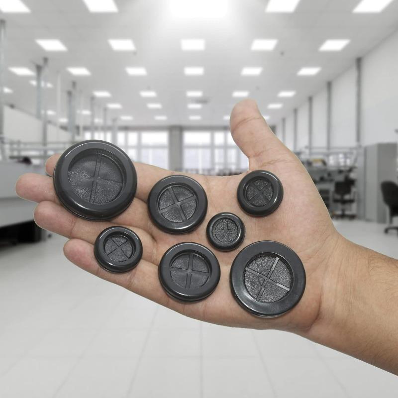Rubber Grommet Ring Assortment Kit Ring Gasket Firewal Hole Plug Set for Cable Wire Electrical Plumbing Automotive Protection