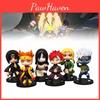 Naruto Cartoon 6pcs Character Pvc Toy Model Decoration Child Christmas Gift