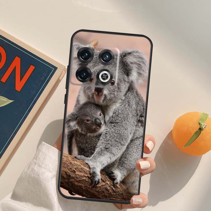 Australian Koala Case For OnePlus 12R 13R 13T 10R 15 13 12 11 10T 8T Nord CE 4 3 2 Lite N20 N30 Nord 5 Cover