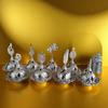 Golden Middle Eastern Arabic Incense Burner with Intricate Hollow-Out Design — Metal Aromatherapy Incense Burner for Cone Incens