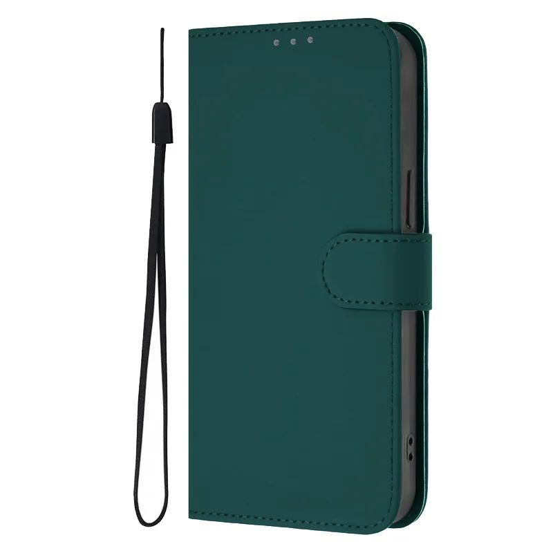 Для MOTO G85 G75 G55 Чехол Книжка на Для Coque Motorola Moto G85 G75 G55 G45 G35 G15 Power G05 Однотонный Кожаный Чехол Funda