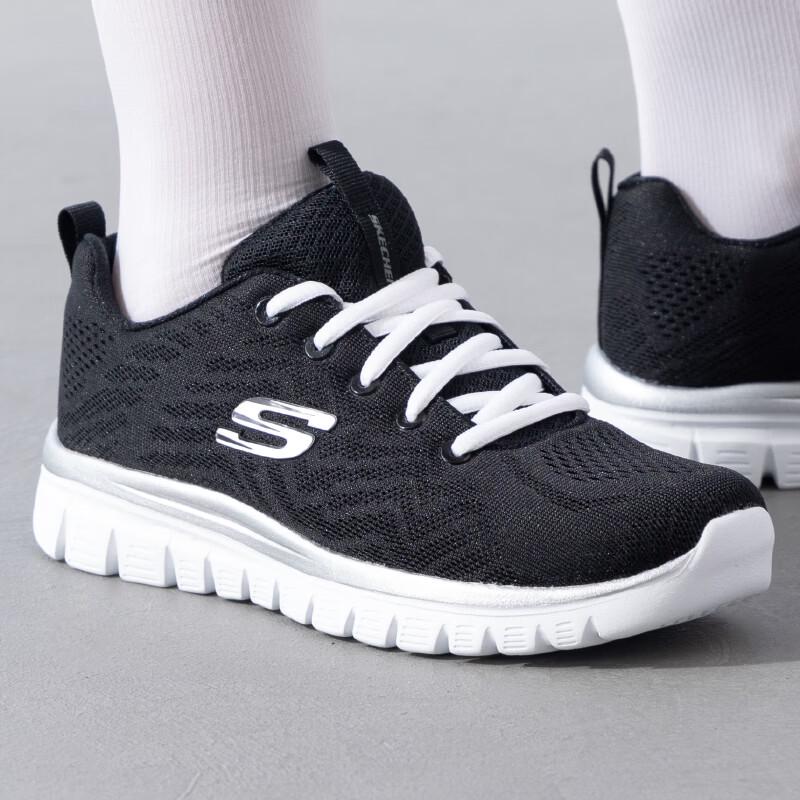 Skechers Женские кроссовки для бега в стиле lifestyle 12615-BKW