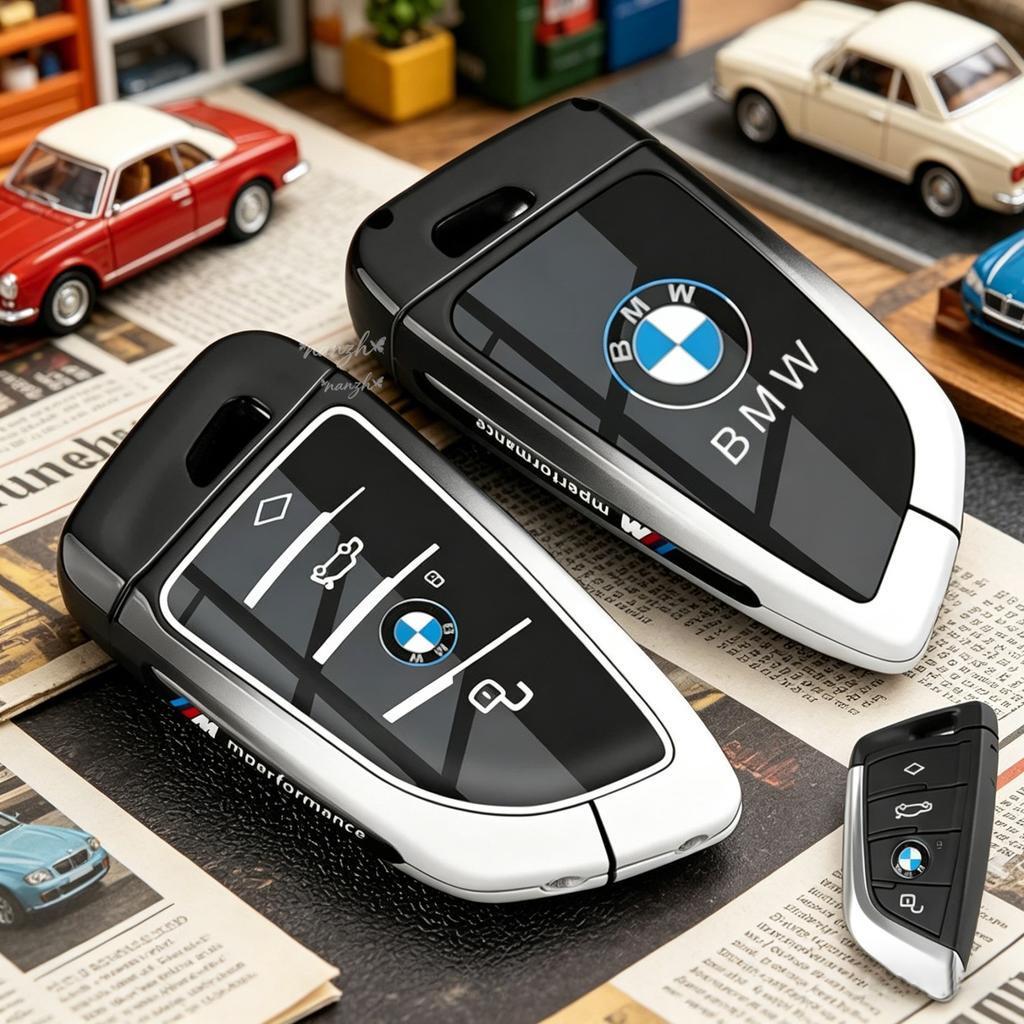 BBKX7 For BMW X1 X3 X5 X6 X7 1 3 5 6 7 Series G20 G30 G11 F15 F16 G01 G02 F48 Keychain Car Keyless Remote Case Cover Accessories