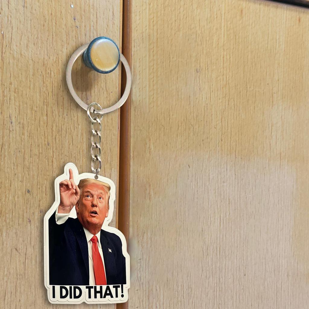 Flag Keychain Bring Back United States Keychain Fun Keychain Key Pendant Key Ring