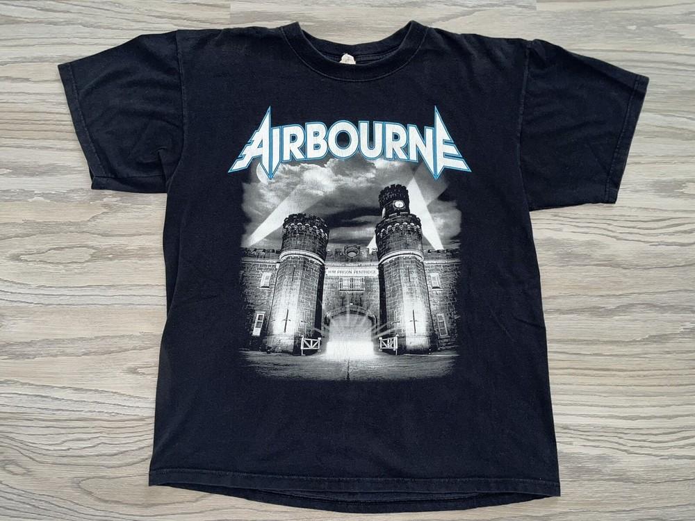 Vintage Style Airbourne Band Running Wild 2008 Shirt Unisex Concert S-5XL AR567 Unisex T-Shirt