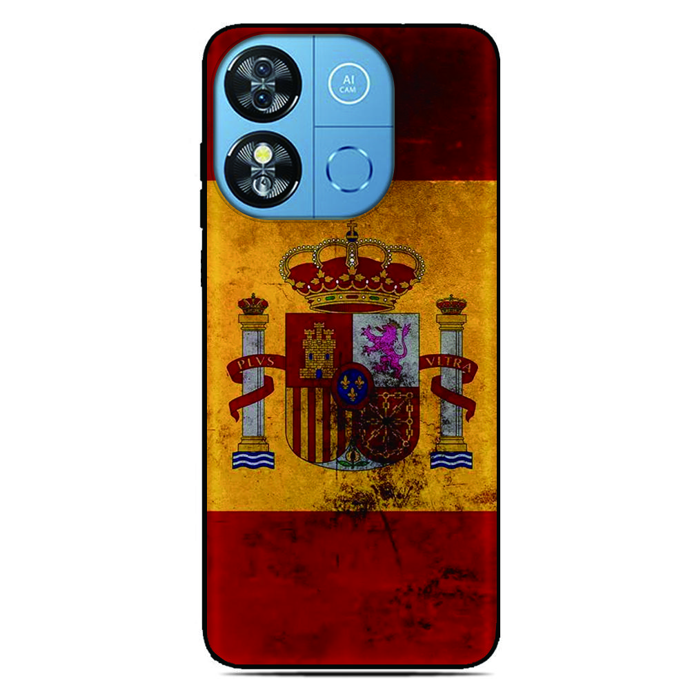 Spain Flag Phone Case For Blackview Wave 9C 8C 6C Shark 9 Color 8 Oscal C80 C70 C60 C30 C20 Pro Flat 2 1C 2C Tiger 13 12 Cover