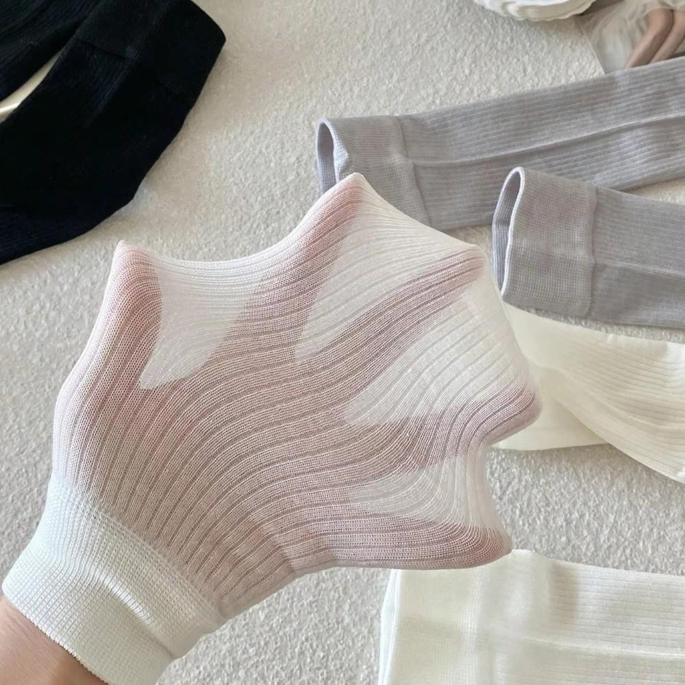 Simple Style Long Socks High Quality Knee High Socks Fashion Casual Long Socks  School Style