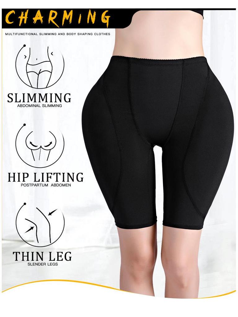 Женские брюки с контролем живота и улучшением бедер, с утягивающим поясом и утягивающим нижним бельем
