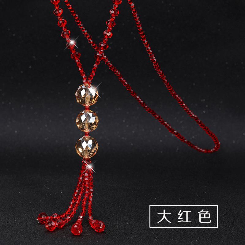 Привлекательное хрустальное ожерелье для женщин в ярких цветах, идеально подходящее для любого стиля моды