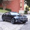 1:24 S400 S-Class Alloy Car Model High Simulation Diecasts Metal Toy Vehicles Car Model Sound and Light Collection Children