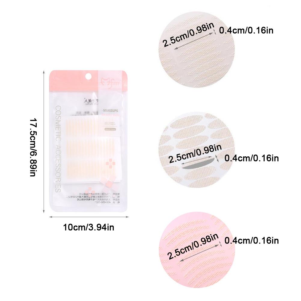 240 шт. Двусторонний скотч для век кружевной, натуральный, прозрачный, бежевый, самоклеящийся, для естественного макияжа глаз, с инструментом