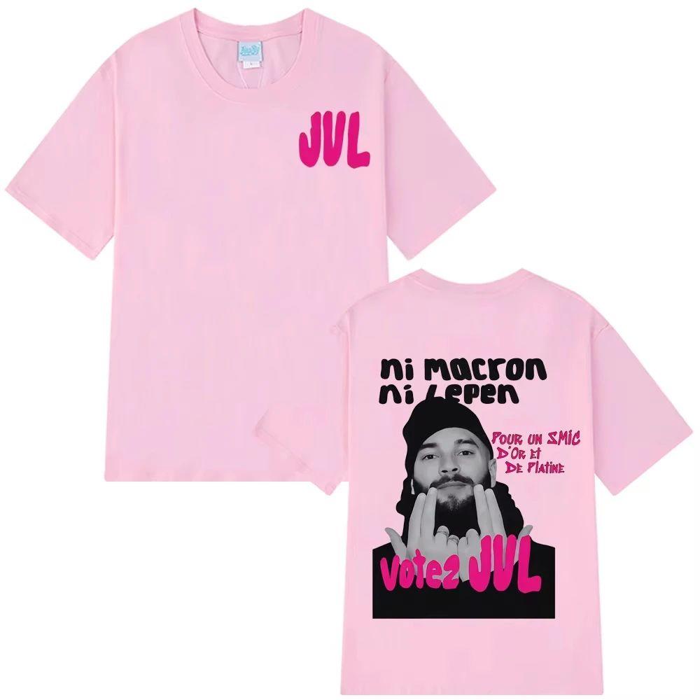 Y2k Hiphop Tshirt 2026 French Rapper JUL Fashion Graphics Print Cotton Tshirts Casual Aesthetic Trendy Tshirt Unisex