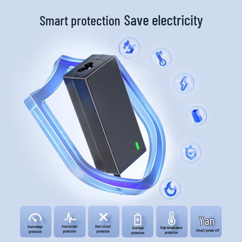 llano 5V 2A Universal Power Adapter with Round Connector